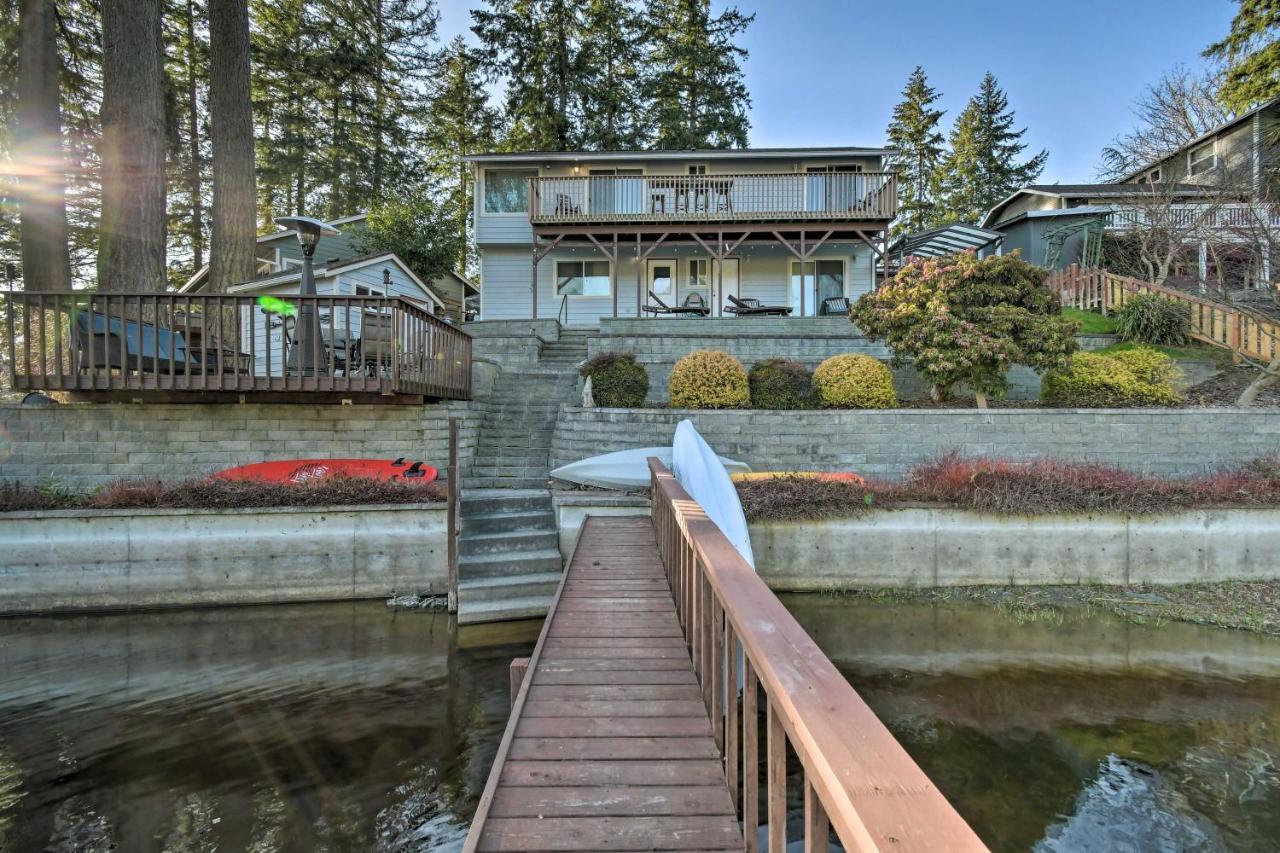 The Peacock House - Waterfront Home With Hot Tub! 올림피아 외부 사진